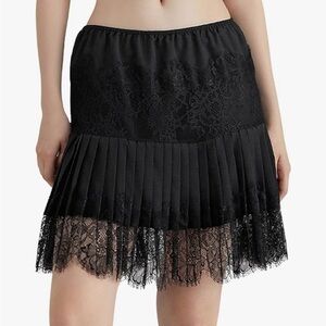 Black Lace Skirt